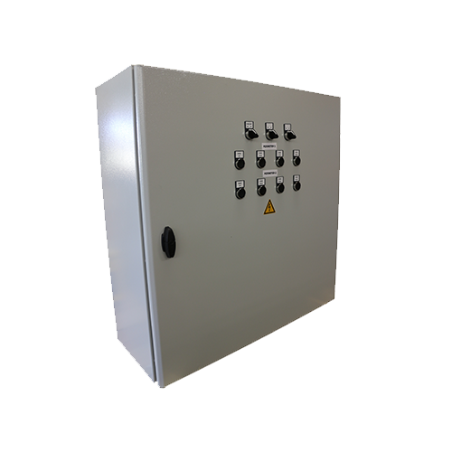 heliport control panel with push button