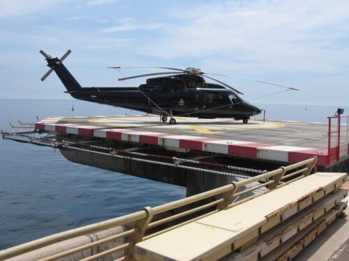 monaco helipad with Aerolighting lighting system
